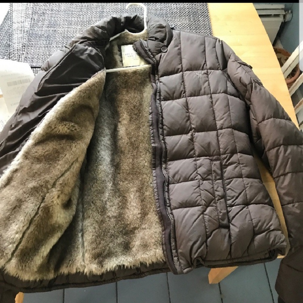 Abercrombie and Fitch Lined Puffer Coat